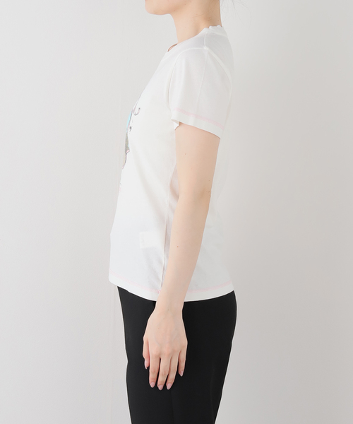GANNI(ガニー)の「【GANNI/ガニー】Basic Cotton Jersey Baby Fit Qixi(Tシャツ/カットソー・レディース・ホワイト・SMALL)」の5枚目の写真