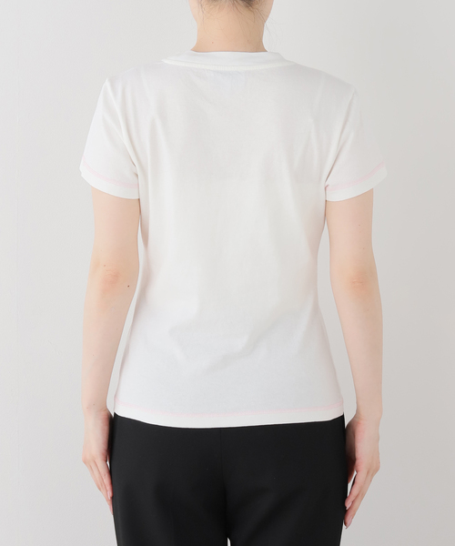 GANNI(ガニー)の「【GANNI/ガニー】Basic Cotton Jersey Baby Fit Qixi(Tシャツ/カットソー・レディース・ホワイト・SMALL)」の6枚目の写真