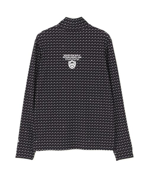 PEARLY GATES（パーリーゲイツ）の「【PEARLY GATES】トゥルーボーテトリコットストレッチ長袖ハイネックカットソー ＜マイクロとびうさPG柄＞ (WOMENS)（Tシャツ/カットソー・レディース・ダークインディゴブルー・MEDIUM/SMALL/LARGE）」の13枚目の写真