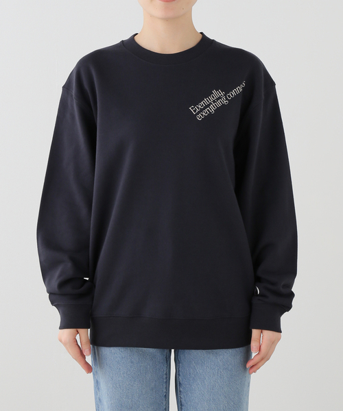 Deuxieme Classe(ドゥーズィエムクラス)の「BTN エンブロイダリースウェット(Tシャツ/カットソー・レディース・ネイビー・FREE)」の9枚目の写真