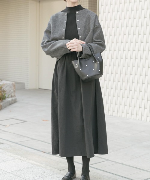 ITEMS URBANRESEARCH(アイテムズ アーバンリサーチ)の「マルチWAYセットワンピース(ワンピース・レディース・マスタード/ライトベージュ/チャコールグレー・FREE)」の2枚目の写真