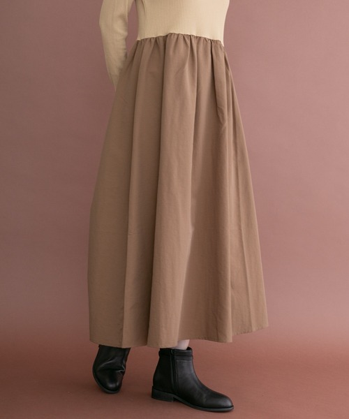 ITEMS URBANRESEARCH(アイテムズ アーバンリサーチ)の「マルチWAYセットワンピース(ワンピース・レディース・マスタード/ライトベージュ/チャコールグレー・FREE)」の7枚目の写真