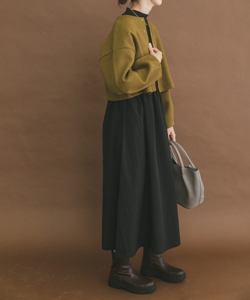 ITEMS URBANRESEARCH(アイテムズ アーバンリサーチ)の「マルチWAYセットワンピース(ワンピース・レディース・マスタード/ライトベージュ/チャコールグレー・FREE)」の10枚目の写真