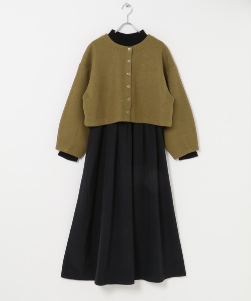 ITEMS URBANRESEARCH(アイテムズ アーバンリサーチ)の「マルチWAYセットワンピース(ワンピース・レディース・マスタード/ライトベージュ/チャコールグレー・FREE)」の17枚目の写真