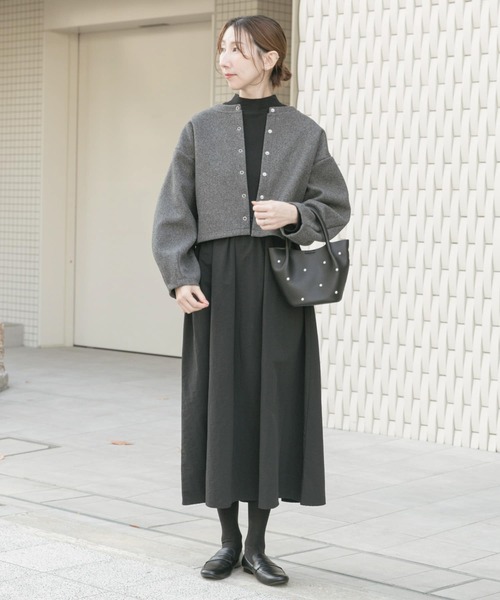 ITEMS URBANRESEARCH(アイテムズ アーバンリサーチ)の「マルチWAYセットワンピース(ワンピース・レディース・マスタード/ライトベージュ/チャコールグレー・FREE)」の16枚目の写真