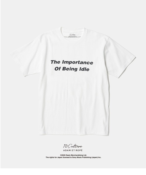 ADAM ET ROPE'(アダムエロペ)の「【oasis 10Culture / ADAM ET ROPE'】Stop The Clocks T-SH -WHITE(Tシャツ/カットソー・メンズ・キナリ/チャコールグレー/ホワイト系その他/ブラック系その他2/ホワイト/グレー/スミクロ/ホワイト系その他5/ライトグレー/オフホワイト/ホワイト系その他6/ダークブラウン/ホワイト系その他3/ブラック系その他/ホワイト系その他7/ホワイト系その他2/グレー系その他/ブラック/ホワイト系その他4/ブラック系その他3・M/L/XL)」の10枚目の写真