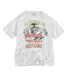 【USED】90's All Sport "SURVIVOR OF THE BRISTOL HALF-MILE HURRICANE" レーシング Tシャツ