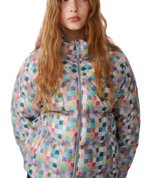 sunlovetour(サンラブツアー)の「AllDay Down Jacket(ダウンジャケット/コート・レディース・チャコール/パープル/ストーン/マルチ/ブラック・L/M/S)」の5枚目の写真