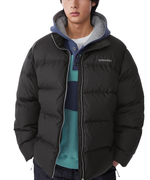sunlovetour(サンラブツアー)の「AllDay Down Jacket(ダウンジャケット/コート・レディース・チャコール/パープル/ストーン/マルチ/ブラック・L/M/S)」の1枚目の写真