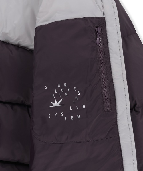 sunlovetour(サンラブツアー)の「AllDay Down Jacket(ダウンジャケット/コート・レディース・チャコール/パープル/ストーン/マルチ/ブラック・L/M/S)」の9枚目の写真