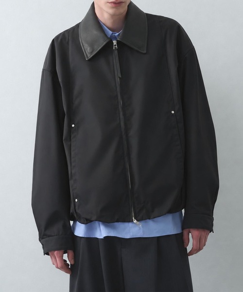 STUDIOUS(ステュディオス)の「【STUDIOUS】Leather collar Balloon Blouson(ブルゾン・メンズ・ホワイト/ブラック/ダークブラウン/マルチ・1/2/3)」の20枚目の写真
