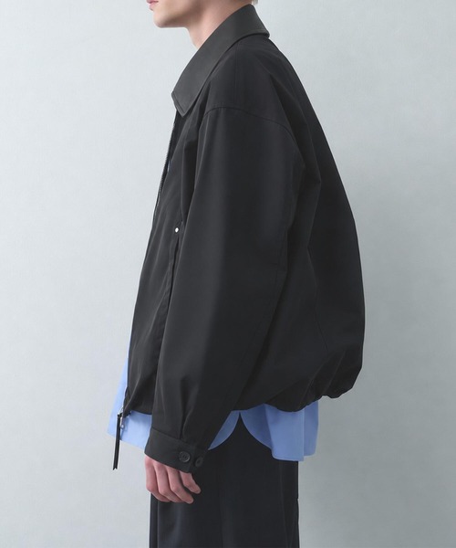 STUDIOUS(ステュディオス)の「【STUDIOUS】Leather collar Balloon Blouson(ブルゾン・メンズ・ホワイト/ブラック/ダークブラウン/マルチ・1/2/3)」の21枚目の写真