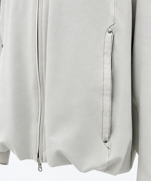 STUDIOUS(ステュディオス)の「【STUDIOUS】Leather collar Balloon Blouson(ブルゾン・メンズ・ホワイト/ブラック/ダークブラウン/マルチ・1/2/3)」の14枚目の写真