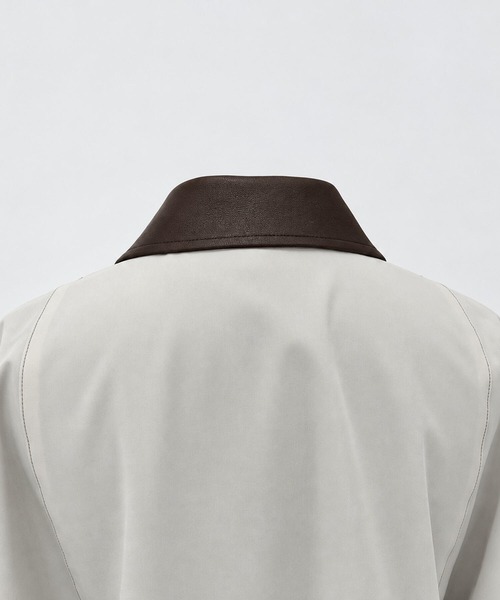 STUDIOUS(ステュディオス)の「【STUDIOUS】Leather collar Balloon Blouson(ブルゾン・メンズ・ホワイト/ブラック/ダークブラウン/マルチ・1/2/3)」の13枚目の写真
