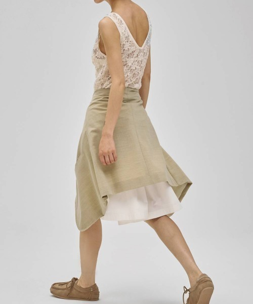 TODAYFUL（トゥデイフル）の「【TODAYFUL/トゥデイフル】Shrink Lace Tanktop/シュリンクレースタンクトップ（タンクトップ・レディース・キナリ/ブラック・FREE）」の5枚目の写真