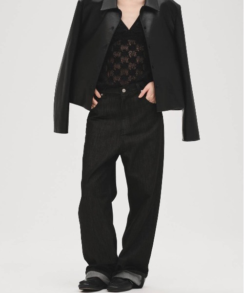 TODAYFUL（トゥデイフル）の「【TODAYFUL/トゥデイフル】Shrink Lace Tanktop/シュリンクレースタンクトップ（タンクトップ・レディース・キナリ/ブラック・FREE）」の11枚目の写真