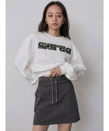 MURUA（ムルーア）の「パッチワークロゴスウェットトップス（スウェット）」