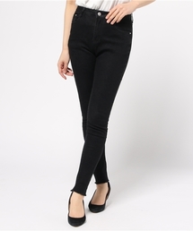 Re:EDIT | [Re:EDIT/リエディ][2016S/S展示会]裾フリンジデニムパギンス/スキニーパンツ/切りっぱなし(デニムパンツ)