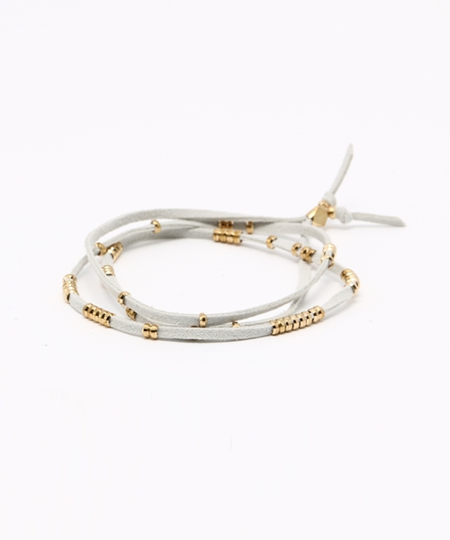 URBAN RESEARCH（アーバンリサーチ）の「Serefina BRACELET（ブレスレット・レディース・ブルー系その他/ベージュ系その他/ブラウン/ブラック/ブラウン系その他/グレー・ONE）」の2枚目の写真