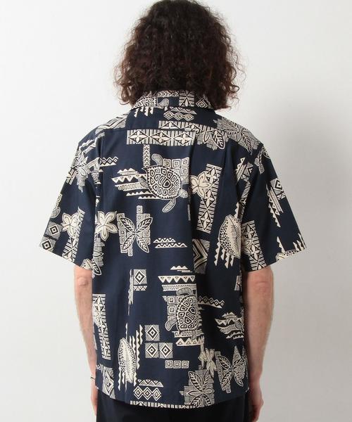 ANATOMICA（アナトミカ）の「＜ANATOMICA（アナトミカ）＞ALOHA SHIRT（シャツ/ブラウス・メンズ・ナチュラル/ネイビー・SMALL/MEDIUM/LARGE）」の3枚目の写真
