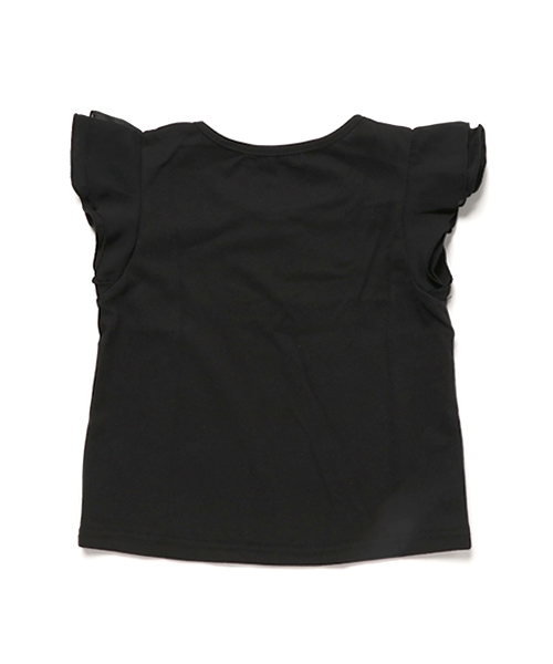 ikka(イッカ)の「キャミアンサンブル(Tシャツ/カットソー・キッズ・ブラック/キャメル・150cm/120cm/130cm/140cm)」の4枚目の写真