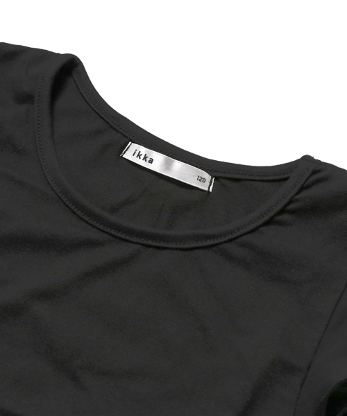 ikka(イッカ)の「キャミアンサンブル(Tシャツ/カットソー・キッズ・ブラック/キャメル・150cm/120cm/130cm/140cm)」の5枚目の写真