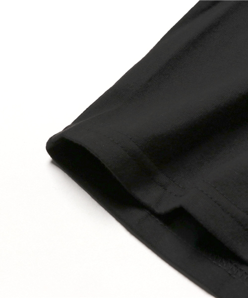 ikka(イッカ)の「キャミアンサンブル(Tシャツ/カットソー・キッズ・ブラック/キャメル・150cm/120cm/130cm/140cm)」の7枚目の写真