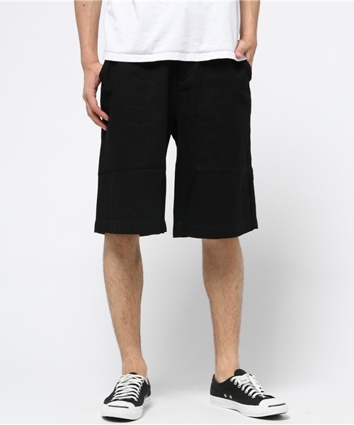 WEGO(ウィゴー)の「WEGO/綿麻ワイドショーツ(その他パンツ・メンズ・ベージュ/カーキ/ブラック・LARGE/MEDIUM)」の13枚目の写真