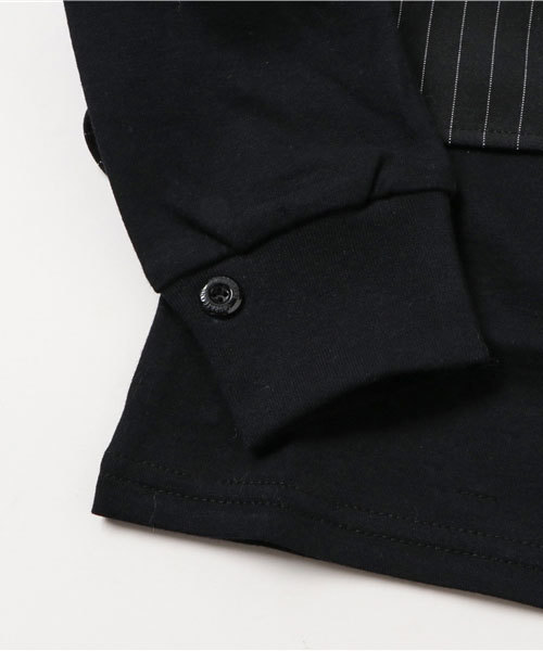 CHUBBYGANG（チャビーギャング）の「フレアデザインロングＴシャツ（Tシャツ/カットソー・キッズ・ホワイト/ライトグレー/ブラック・150/120/110/130/160/140/100）」の7枚目の写真