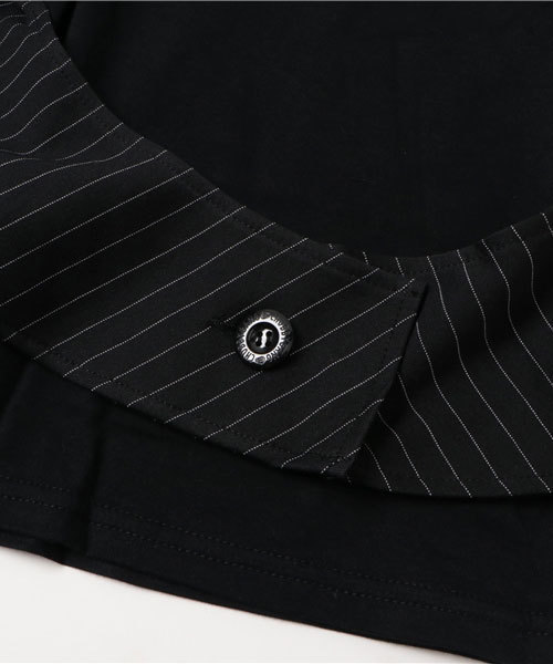 CHUBBYGANG（チャビーギャング）の「フレアデザインロングＴシャツ（Tシャツ/カットソー・キッズ・ホワイト/ライトグレー/ブラック・150/120/110/130/160/140/100）」の9枚目の写真