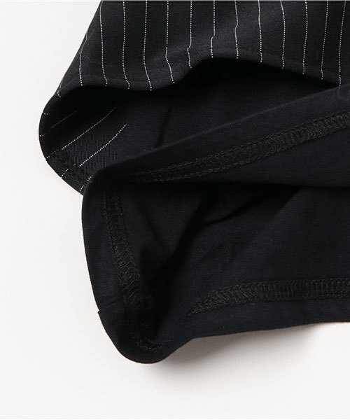 CHUBBYGANG（チャビーギャング）の「フレアデザインロングＴシャツ（Tシャツ/カットソー・キッズ・ホワイト/ライトグレー/ブラック・150/120/110/130/160/140/100）」の10枚目の写真