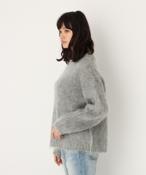 A part by(アパートバイ)の「【CLASSY11月号掲載】3GモヘヤコンPO 734346 (ニット/セーター・レディース・グレー/ブルー/グリーン・FREE)」の5枚目の写真