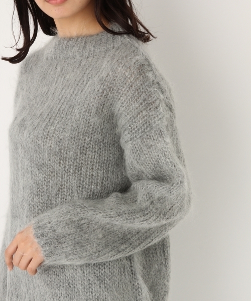 A part by(アパートバイ)の「【CLASSY11月号掲載】3GモヘヤコンPO 734346 (ニット/セーター・レディース・グレー/ブルー/グリーン・FREE)」の8枚目の写真