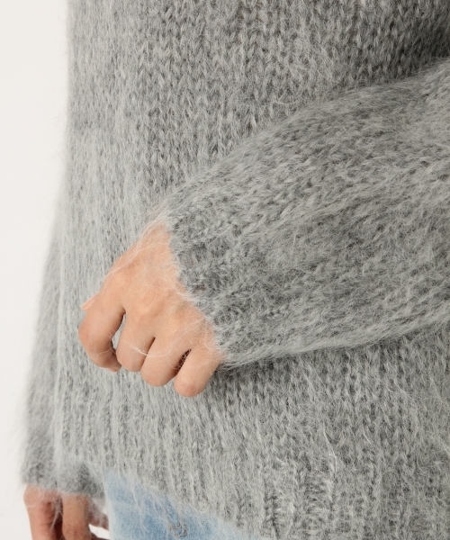 A part by(アパートバイ)の「【CLASSY11月号掲載】3GモヘヤコンPO 734346 (ニット/セーター・レディース・グレー/ブルー/グリーン・FREE)」の9枚目の写真