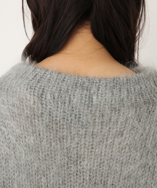 A part by(アパートバイ)の「【CLASSY11月号掲載】3GモヘヤコンPO 734346 (ニット/セーター・レディース・グレー/ブルー/グリーン・FREE)」の11枚目の写真