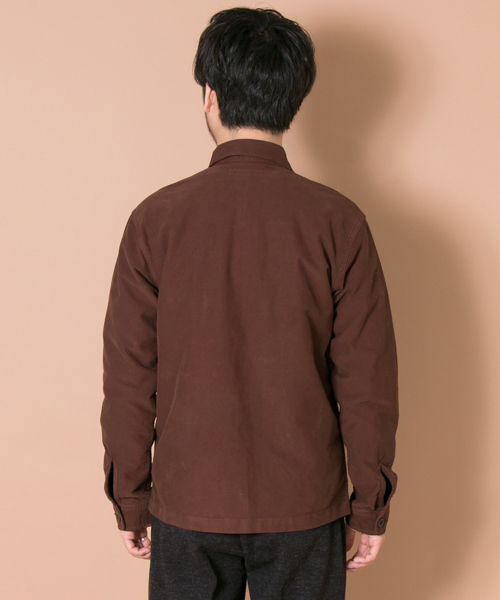 URBAN RESEARCH（アーバンリサーチ）の「UR BrushMilitaryL/S Shirts（シャツ/ブラウス・メンズ・ブラウン/ボルドー/カーキ/ブラック・MEDIUM/LARGE）」の7枚目の写真