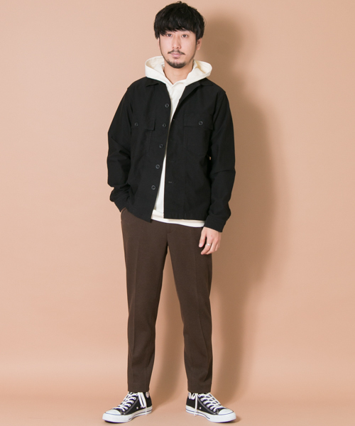 URBAN RESEARCH（アーバンリサーチ）の「UR BrushMilitaryL/S Shirts（シャツ/ブラウス・メンズ・ブラウン/ボルドー/カーキ/ブラック・MEDIUM/LARGE）」の8枚目の写真