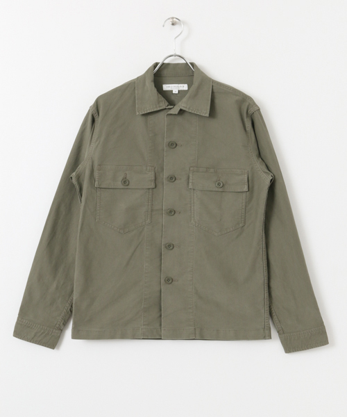 URBAN RESEARCH（アーバンリサーチ）の「UR BrushMilitaryL/S Shirts（シャツ/ブラウス・メンズ・ブラウン/ボルドー/カーキ/ブラック・MEDIUM/LARGE）」の21枚目の写真