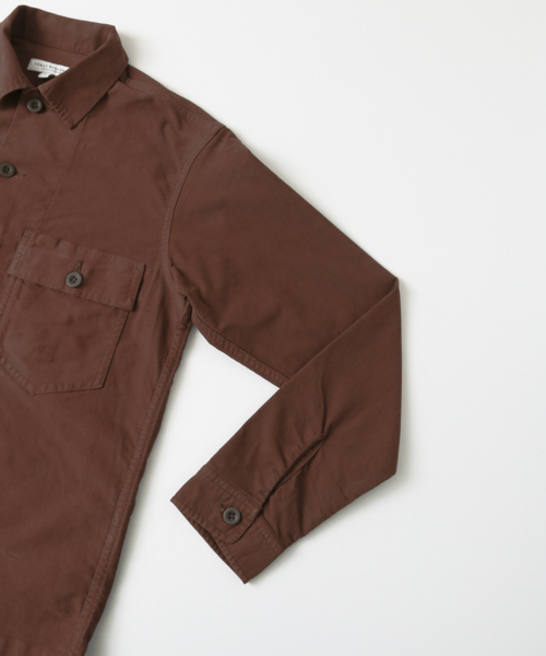 URBAN RESEARCH（アーバンリサーチ）の「UR BrushMilitaryL/S Shirts（シャツ/ブラウス・メンズ・ブラウン/ボルドー/カーキ/ブラック・MEDIUM/LARGE）」の12枚目の写真