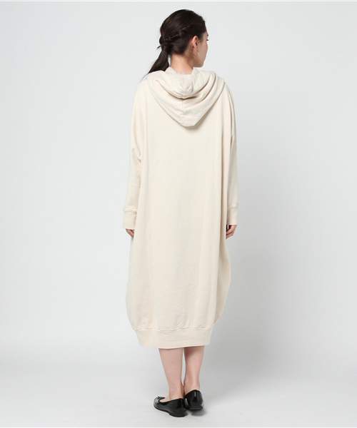 RODEO CROWNS WIDE BOWL（ロデオクラウンズワイドボウル）の「USED パーカー ワンピース（ワンピース・レディース・ライトパープル/オフホワイト/トップグレー・FREE）」の6枚目の写真