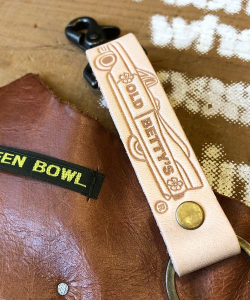 OLD BETTY'S（オールドベティーズ）の「Caddilac Leather Keyring/レザーキーリング（キーホルダー・レディース・ブラウン/キャメル/ネイビー/オリーブ/レッド/ナチュラル・FREE）」の3枚目の写真