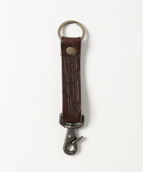 OLD BETTY'S（オールドベティーズ）の「Caddilac Leather Keyring/レザーキーリング（キーホルダー・レディース・ブラウン/キャメル/ネイビー/オリーブ/レッド/ナチュラル・FREE）」の7枚目の写真