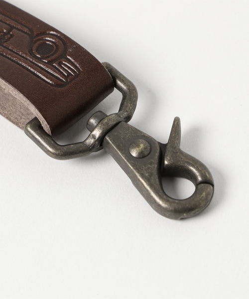 OLD BETTY'S（オールドベティーズ）の「Caddilac Leather Keyring/レザーキーリング（キーホルダー・レディース・ブラウン/キャメル/ネイビー/オリーブ/レッド/ナチュラル・FREE）」の9枚目の写真