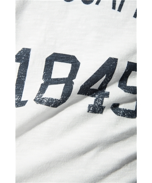 MEN'S BIGI（メンズビギ）の「半袖プリントＴシャツ（Tシャツ/カットソー・メンズ・ホワイト/ネイビー/ボルドー・SMALL/MEDIUM/LARGE）」の8枚目の写真