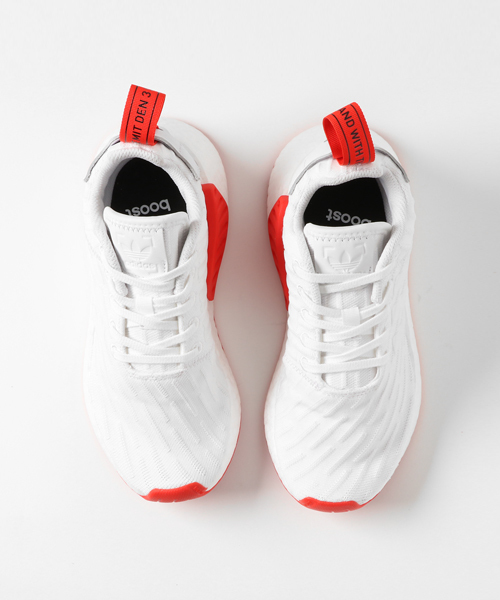 adidas Originals（アディダスオリジナルス）の「オリジナルス エヌエムディー[NMD_R2]（スニーカー・メンズ・ブラック×レッド/ホワイト×レッド・29.0cm/23.5cm/24.5cm/25.5cm/28.0cm/28.5cm/26.0cm/24.0cm/27.0cm/25.0cm/23.0cm/30.0cm/22.5cm/29.5cm/26.5cm/22.0cm/27.5cm）」の7枚目の写真