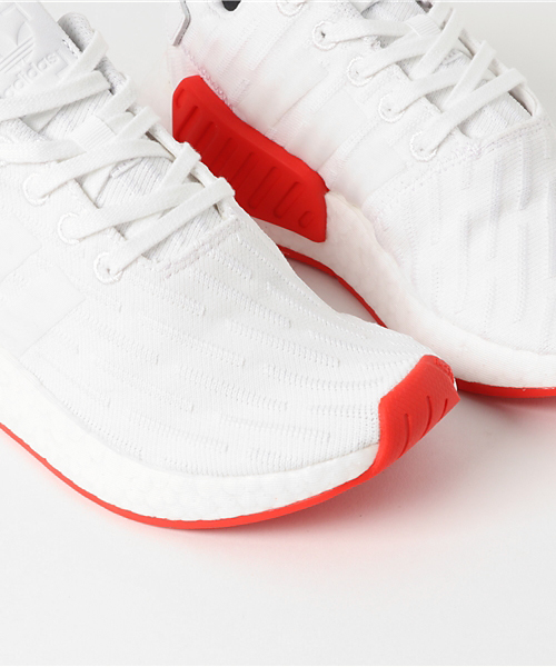adidas Originals（アディダスオリジナルス）の「オリジナルス エヌエムディー[NMD_R2]（スニーカー・メンズ・ブラック×レッド/ホワイト×レッド・29.0cm/23.5cm/24.5cm/25.5cm/28.0cm/28.5cm/26.0cm/24.0cm/27.0cm/25.0cm/23.0cm/30.0cm/22.5cm/29.5cm/26.5cm/22.0cm/27.5cm）」の8枚目の写真