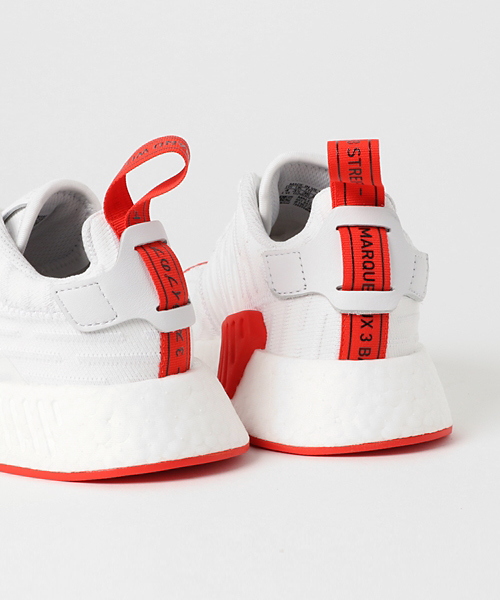 adidas Originals（アディダスオリジナルス）の「オリジナルス エヌエムディー[NMD_R2]（スニーカー・メンズ・ブラック×レッド/ホワイト×レッド・29.0cm/23.5cm/24.5cm/25.5cm/28.0cm/28.5cm/26.0cm/24.0cm/27.0cm/25.0cm/23.0cm/30.0cm/22.5cm/29.5cm/26.5cm/22.0cm/27.5cm）」の11枚目の写真