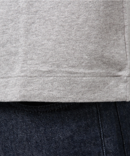 Lovege(ロベージ)の「Lovege-S/S POCKET TEE オーガニックコットン ポケット付き Tシャツ(Tシャツ/カットソー・メンズ・ネイビー/スミクロ/グリーン系その他/ヘザーグレー/レモンイエロー/レッド系その他・3/2)」の12枚目の写真