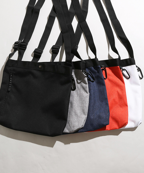 WEGO（ウィゴー）の「WEGO/ファンクショナルサコッシュ（ショルダーバッグ・メンズ・ネイビー/ブラック/杢グレー/ホワイト/オレンジ・FREE）」の17枚目の写真