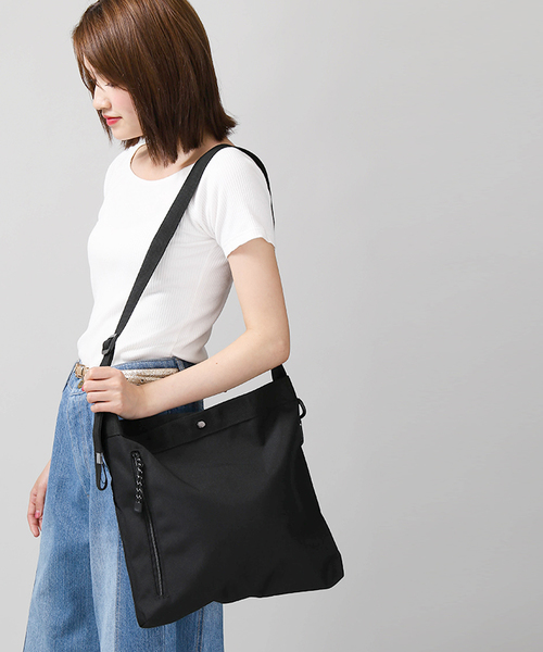 WEGO（ウィゴー）の「WEGO/ファンクショナルサコッシュ（ショルダーバッグ・メンズ・ネイビー/ブラック/杢グレー/ホワイト/オレンジ・FREE）」の11枚目の写真